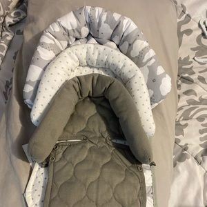 3 different size carseat head rest